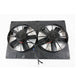 TSP Universal Dual Radiator Fan; Straight Blade; 11" Black Top Street Performance