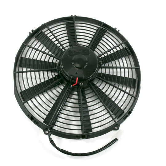 TSP Pro Flow Radiator Fan; Straight Blade; 14" Black Top Street Performance