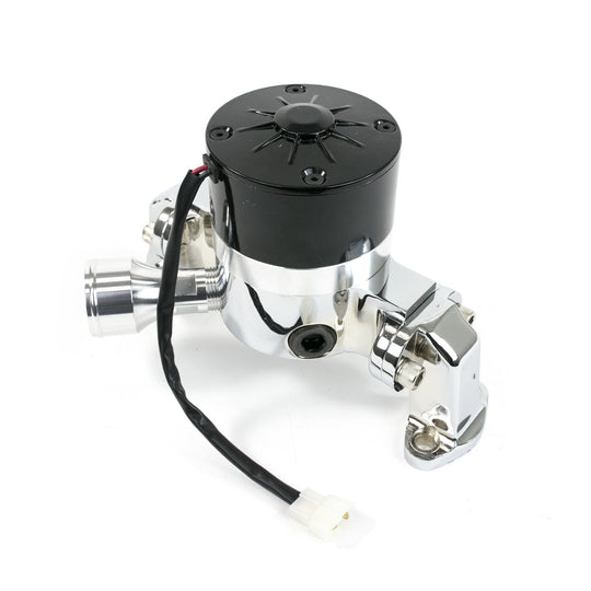 TSP Electric Water Pump; Aluminum; Chrome; Chevrolet Small Block Top Street Performance