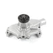 TSP Mechanical Water Pump; Aluminum; Satin; Chevrolet SB Short Neck; Reverse Top Street Performance