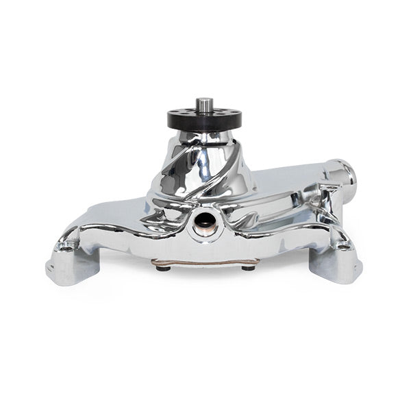 TSP Mechanical Water Pump; Aluminum; Chrome; BBC Gen 2 "Mark IV" Short Neck Top Street Performance