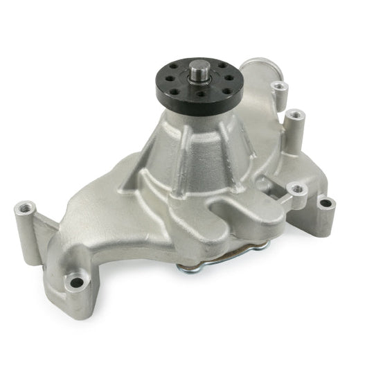 TSP Mechanical Water Pump; Aluminum; Satin; BBC Gen 2 "Mark IV" Long Neck Top Street Performance