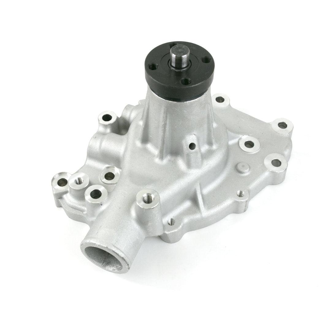 TSP Mechanical Water Pump; Aluminum; Satin; SBF (289; 302; 351W) P/S Outlet Top Street Performance