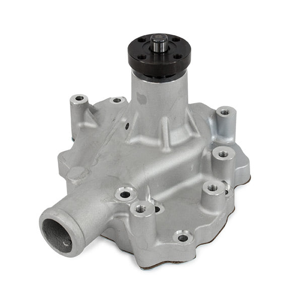 TSP Mechanical Water Pump; Aluminum; Satin; SBF (289; 302; 351W) D/S Inlet Top Street Performance