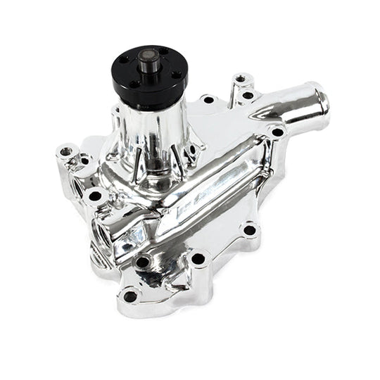 TSP Mechanical Water Pump; Aluminum; Chrome; Ford 351C Top Street Performance