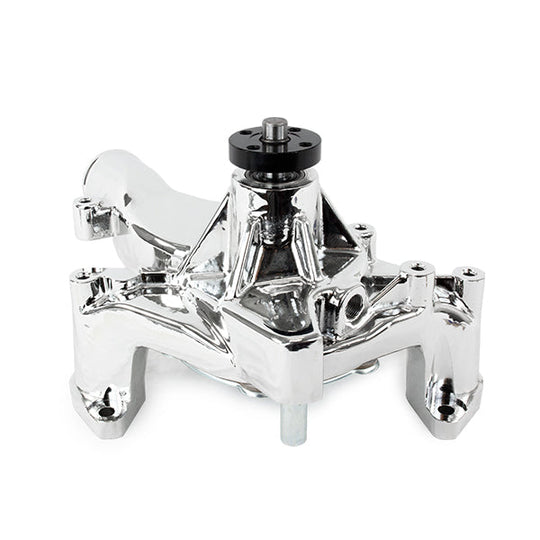 TSP Mechanical Water Pump; Aluminum; Chrome; Ford FE (390; 428; 352) Top Street Performance