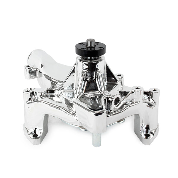 TSP Mechanical Water Pump; Aluminum; Chrome; Ford FE (390; 428; 352) Top Street Performance