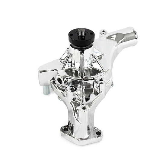 TSP Mechanical Water Pump; Aluminum; Chrome; Ford FE (390; 428; 352) Top Street Performance