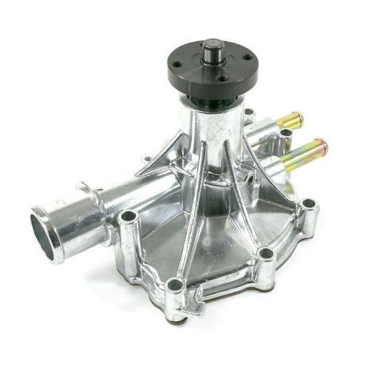TSP Mechanical Water Pump; Aluminum; Polished; Ford Small Block; Reverse Top Street Performance