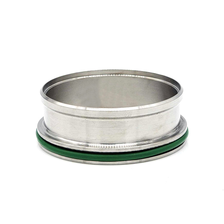HD Clamp Flange for 5.000" OD Tubing, CP2 Titanium, FKM O-Ring Ace Race Parts
