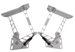 Hood Hinges For 1967 - 1972 Chevy C10 - DFW Speed Syndicate