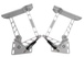 Hood Hinges For 1967 - 1972 Chevy C10 - DFW Speed Syndicate