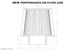 HPS Air Filter 3.25" ID, 6" Element Length, 6.75" Overall Length, HPS-4329 FR SPORT