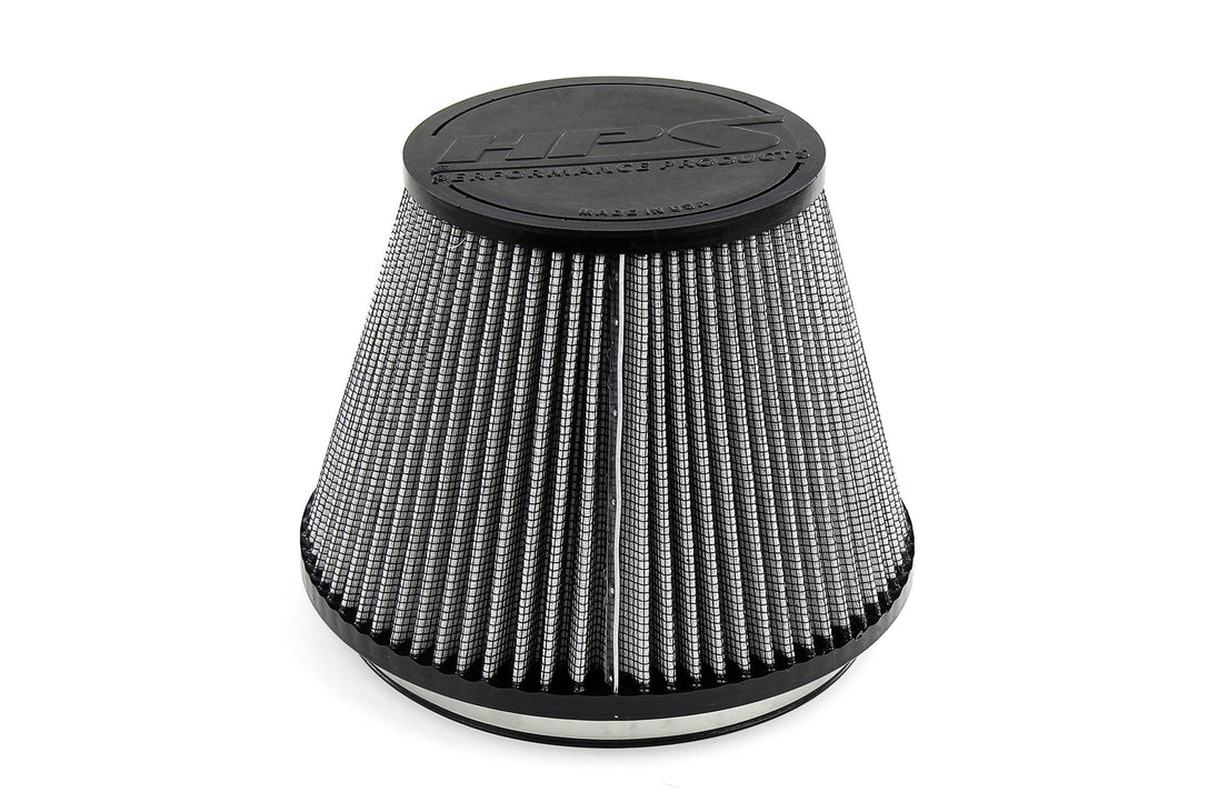 HPS Air Filter 6" ID, 5-3/8" Element Length, 6" Overall Length, HPS-4334 FR SPORT