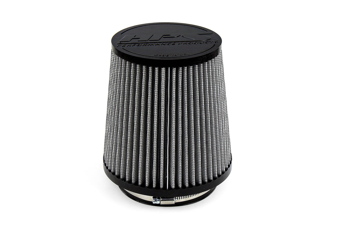 HPS Air Filter 5" ID, 7" Element Length, 8" Overall Length, HPS-4338 FR SPORT