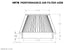 HPS Air Filter 5" ID, 7" Element Length, 8" Overall Length, HPS-4338 FR SPORT