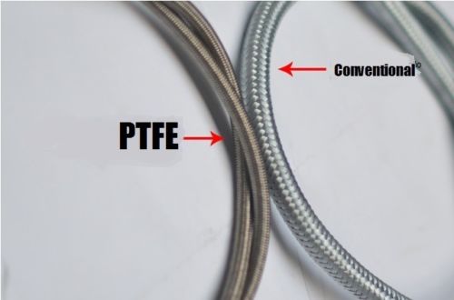 4AN PTFE 3' turbo braided oil feed line SPA TURBO USA