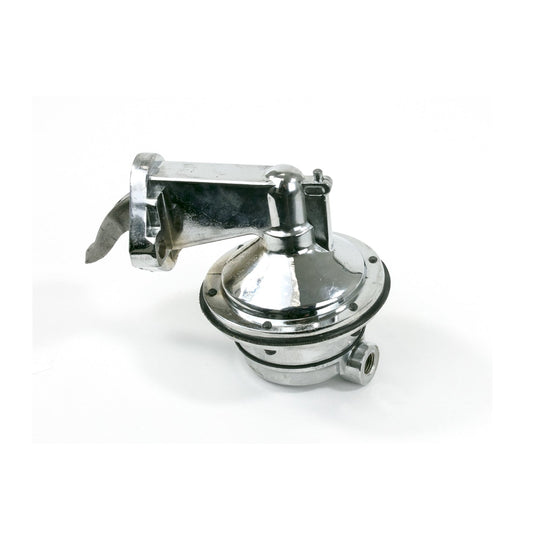 TSP Mechanical Fuel Pump; Two Valve 80 GPH 8 PSI; Chrysler BB(361-440); Chrome Top Street Performance