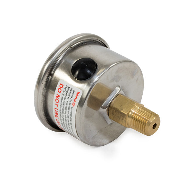 TSP Fuel Pressure Gauge; Liquid Filled 0-15 PSI Top Street Performance