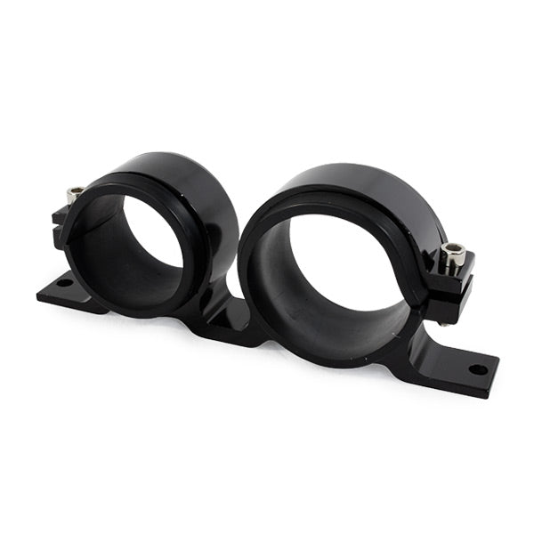 TSP Fuel Pump And Filter Bracket; Aluminum Bosch 044 Style Pump; Black Top Street Performance