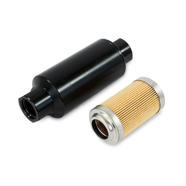 TSP Fuel Filter With 10 Micron Paper Element; Black Top Street Performance