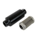 TSP Fuel Filter With 100 Micron Stainless Steel Element; Black Top Street Performance