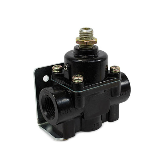 TSP Fuel Pressure Regulator; 1-4 PSI; Black Top Street Performance