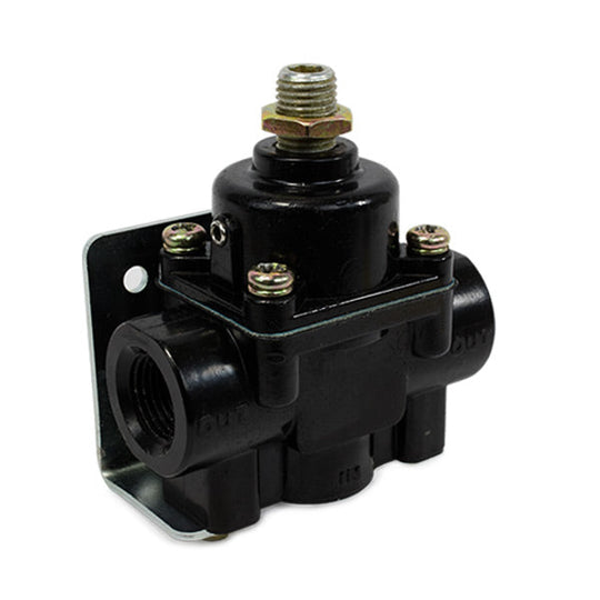 TSP Fuel Pressure Regulator; 4.5-9 PSI; Black Top Street Performance