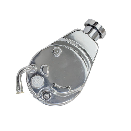 TSP Power Steering Pump; GM Saginaw P Series; Chrome Top Street Performance