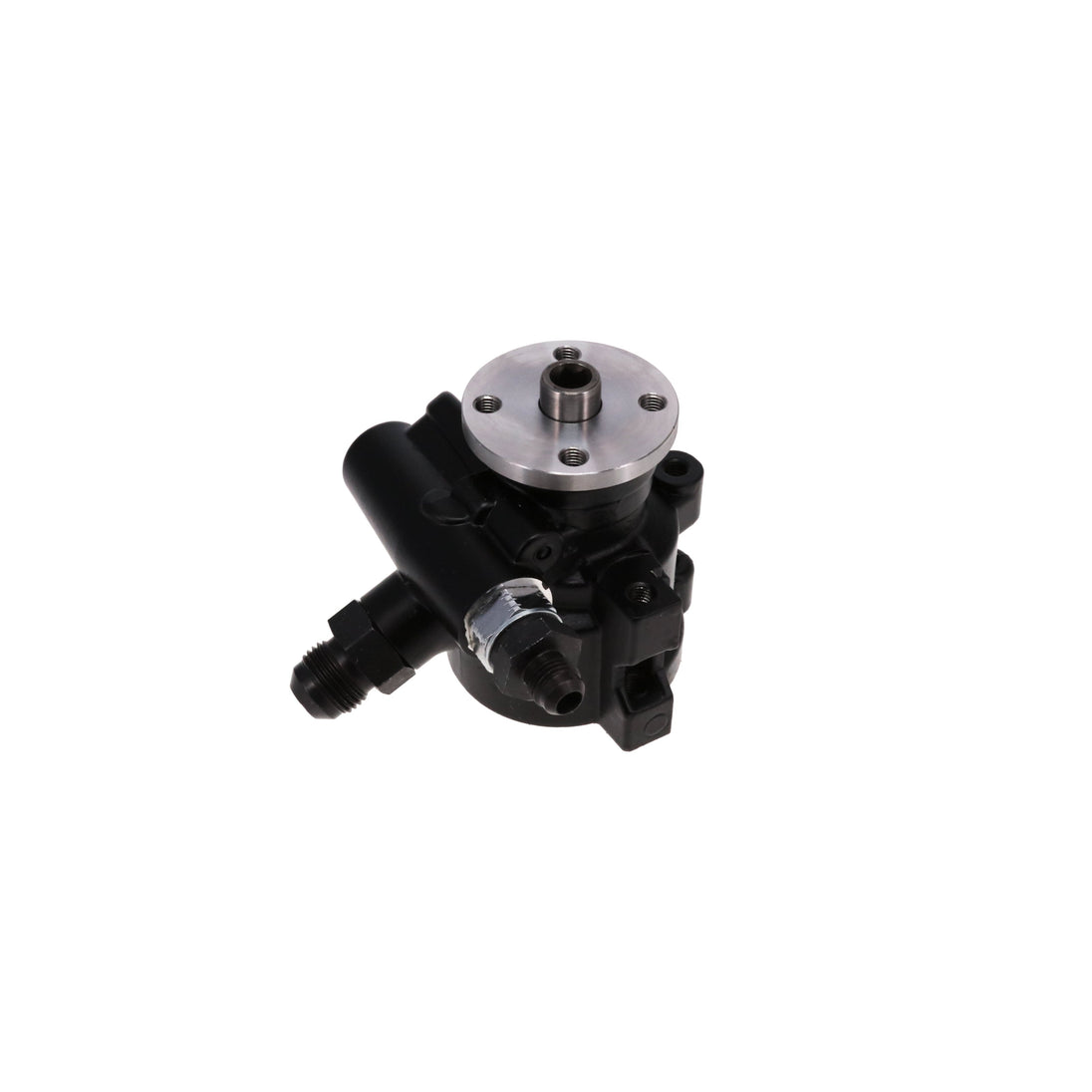 GM Type II Black Power Steering Pump With Pulley Hub Top Street Performance