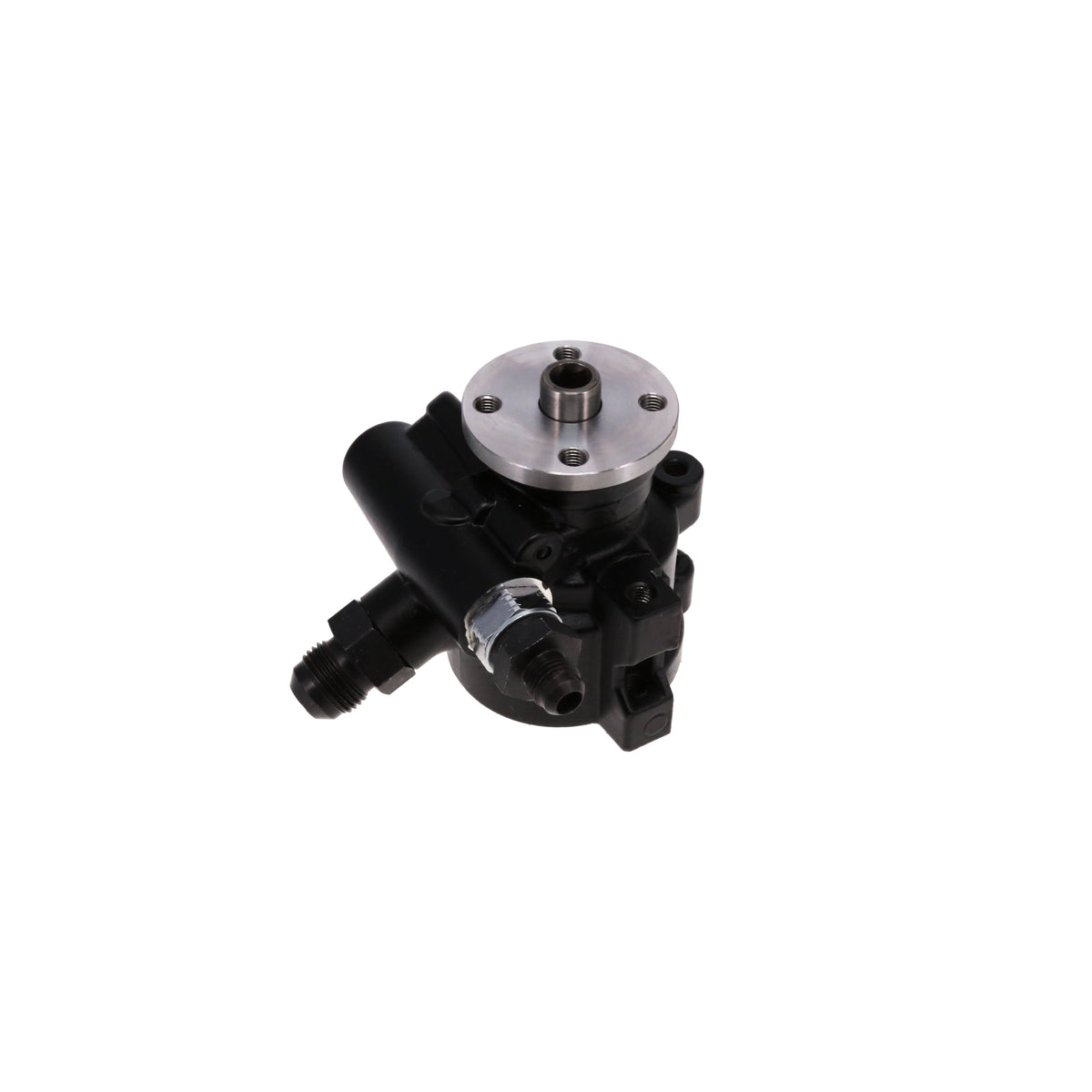GM Type II Black Power Steering Pump With Pulley Hub Top Street Performance