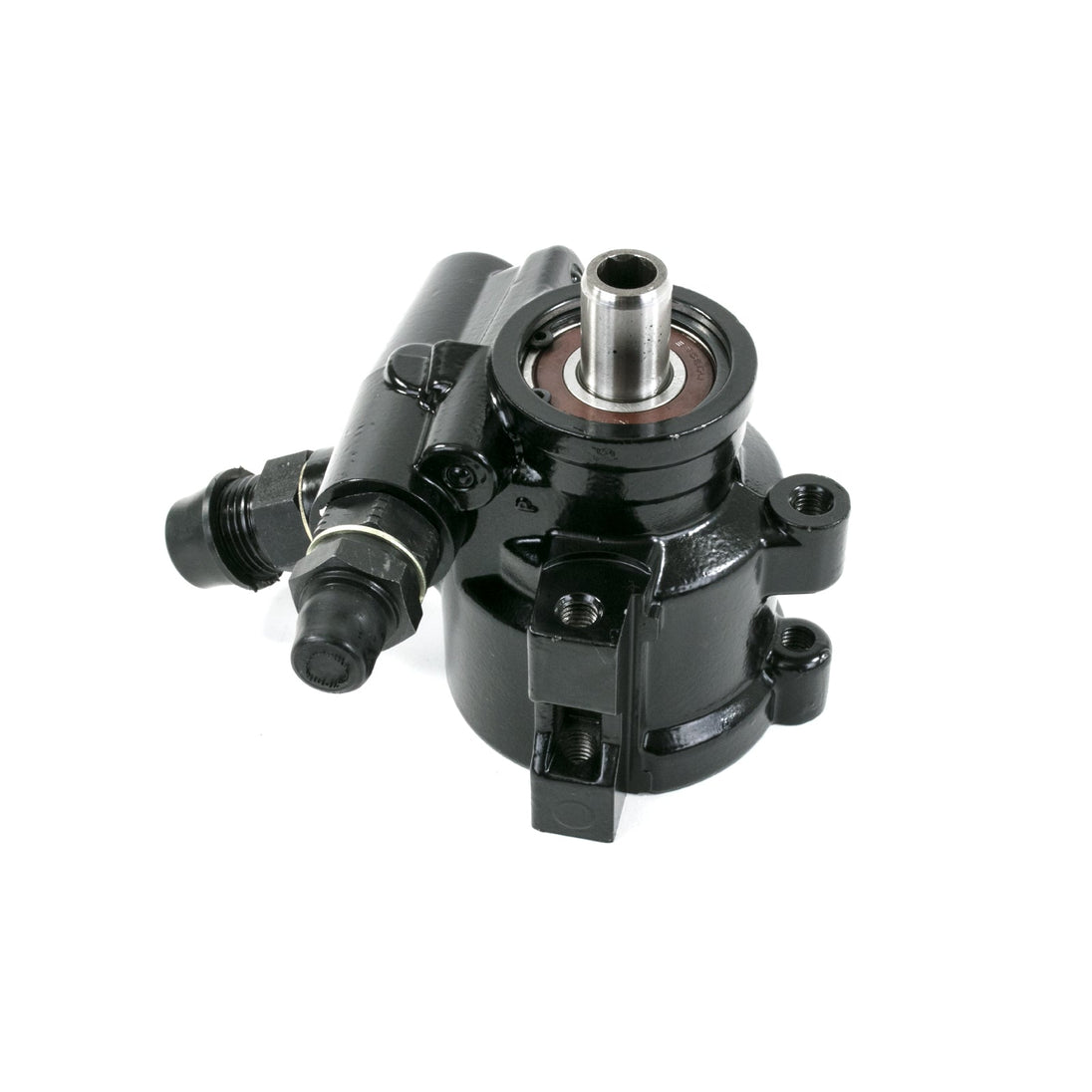 TSP Power Steering Pump; GM Type 2 (Saginaw TC Series); Black Top Street Performance