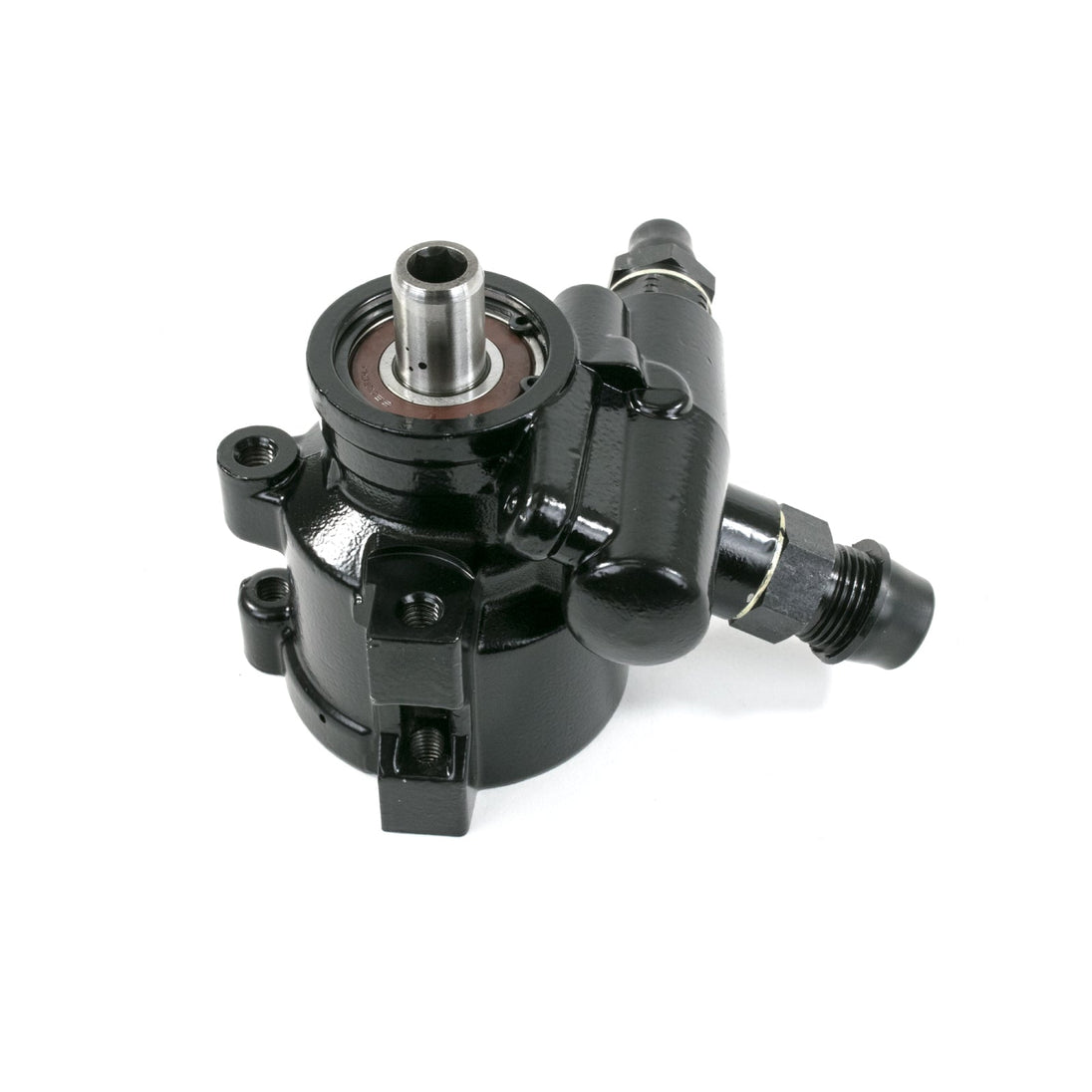 TSP Power Steering Pump; GM Type 2 (Saginaw TC Series); Black Top Street Performance