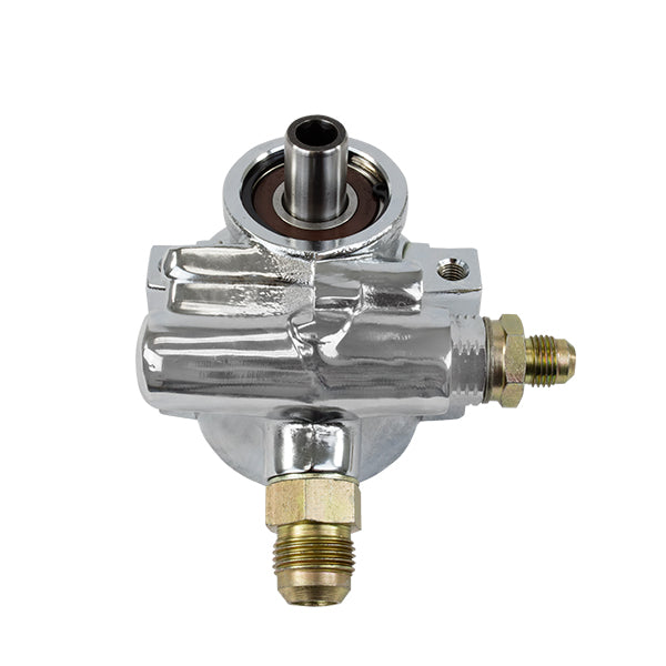 TSP Power Steering Pump; GM Type 2 (Saginaw TC Series); Chrome Top Street Performance