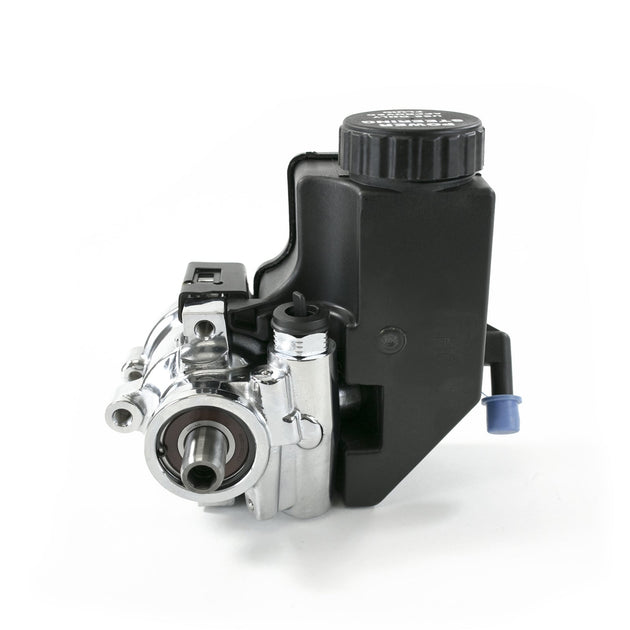 TSP Power Steering Pump; GM Type 2; Saginaw TC Series; W/ Integral Reservoir Chrome Top Street Performance