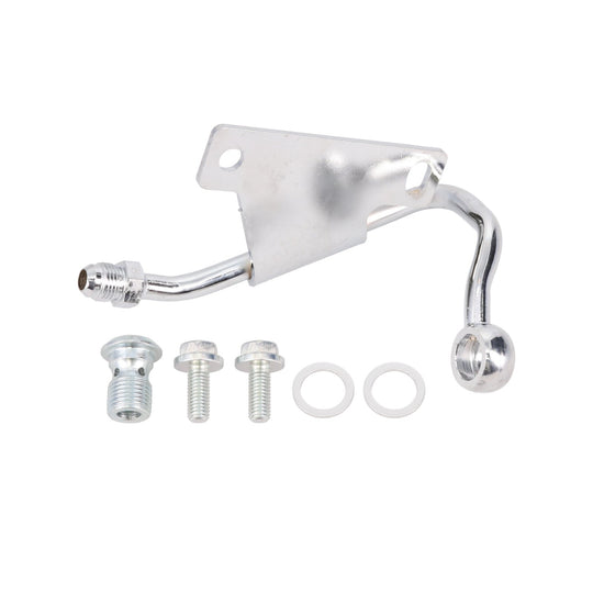 GM Type II Power Steering Pump Low-Mount Hardline; Chrome Top Street Performance