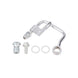 GM Type II Power Steering Pump Mid-Mount Hardline; Chrome Top Street Performance