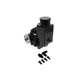 GM Type II Style Black Power Steering Pump With 14 Oz Fabricated Aluminum Reservoir And Pulley Hub Top Street Performance