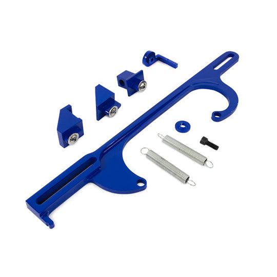TSP Throttle Cable Bracket; Holley 4150/4160 Style 4 BBL; Blue Top Street Performance