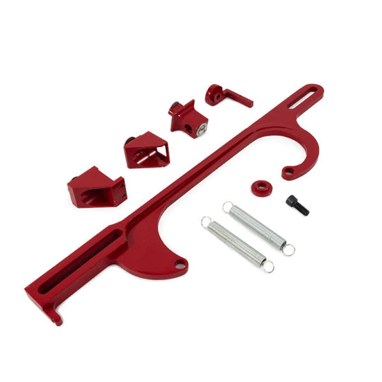 TSP Throttle Cable Bracket; Holley 4150/4160 Style 4 BBL; Red Top Street Performance