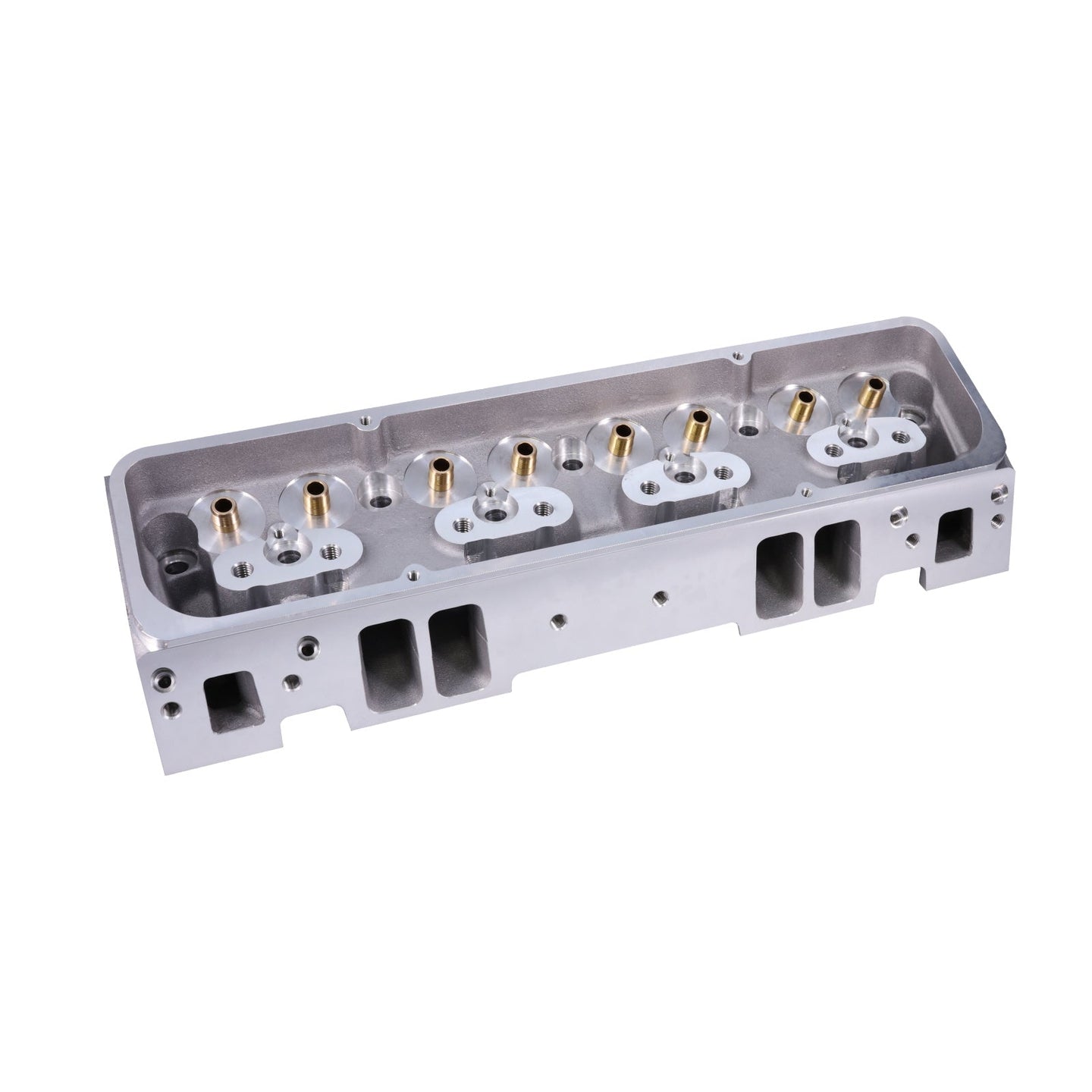 Chevy Small Block Straight Plug Aluminum Cylinder Head; Single Top Street Performance