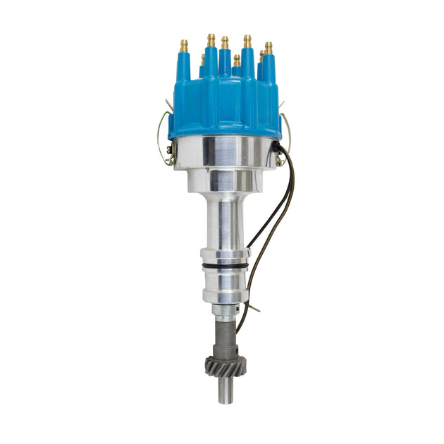 TSP Pro Billet Distributor; Ford BB (370;429;460) & "335" (351C;400;351M) V8; Blue Top Street Performance
