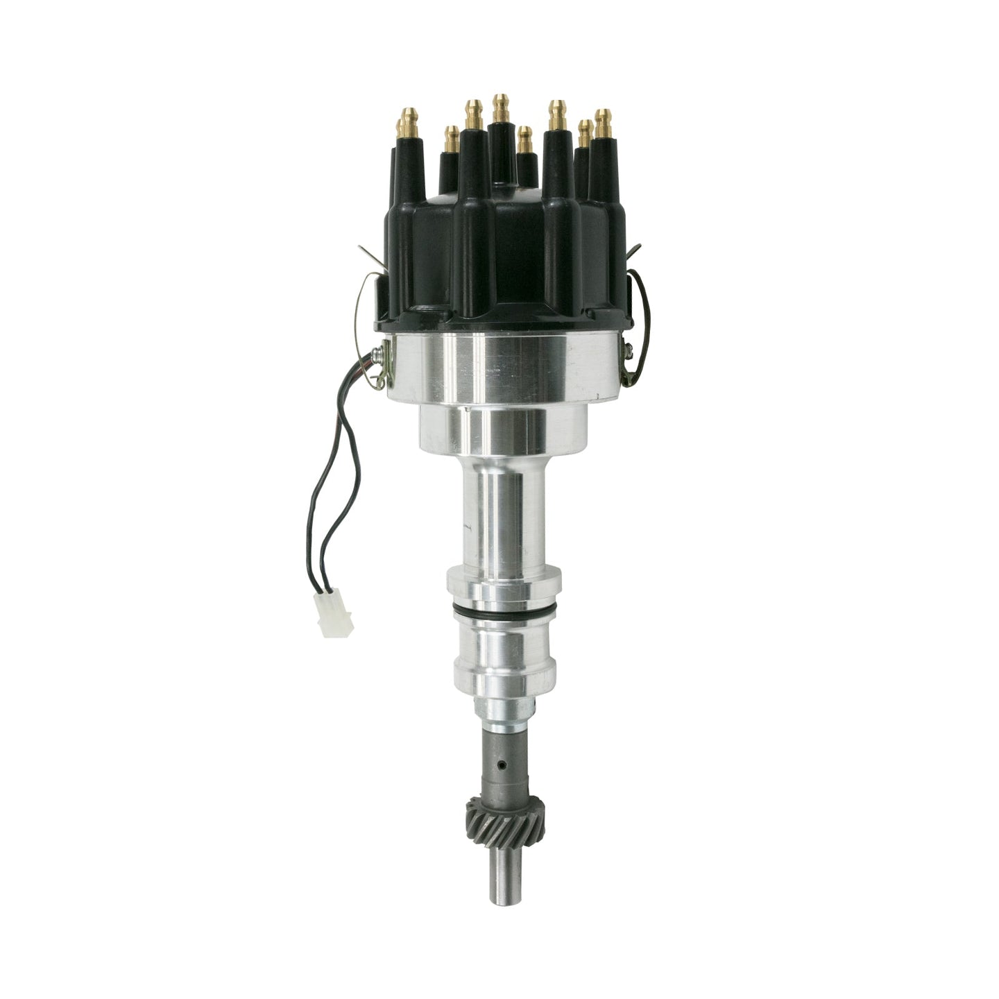 TSP Pro Billet Distributor; Ford 351W; Black Top Street Performance