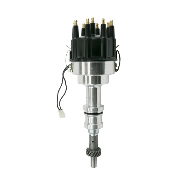 TSP Pro Billet Distributor; Ford 351W; Black Top Street Performance