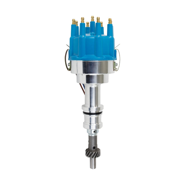TSP Pro Billet Distributor; Ford 351W; Blue Top Street Performance
