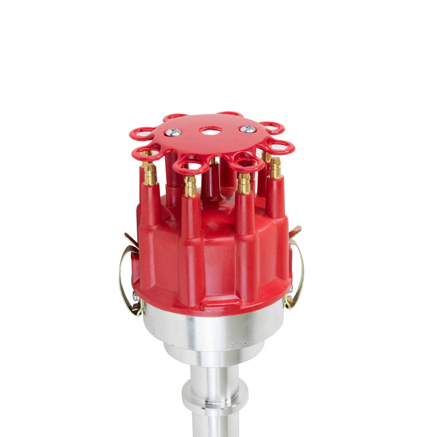TSP Pro Billet Distributor; Ford Small Block V8 (221; 260; 289; 302); Red Top Street Performance