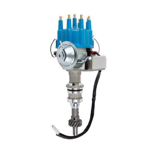 TSP Ready To Run Distributor; Ford BB (370-460);351C;400;351M V8; Blue Top Street Performance