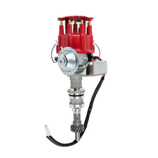 TSP Ready To Run Distributor; Ford BB (370-460);351C;400;351M V8; Red Top Street Performance