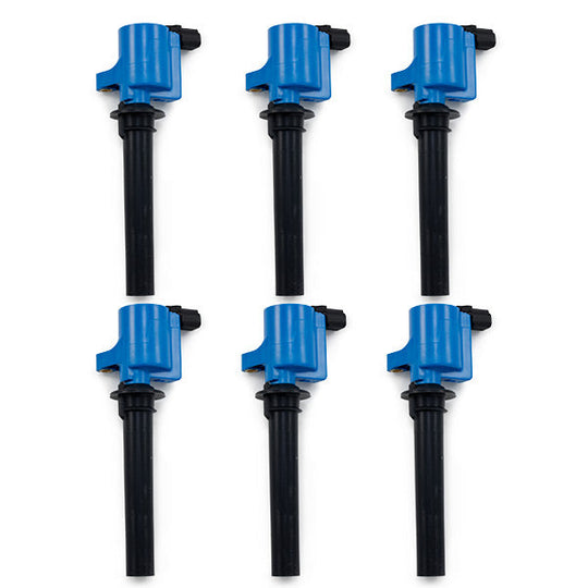 TSP Ignition Coil; 2000-2008 Ford/Mazda V6; 35K; Blue/Black Top Street Performance