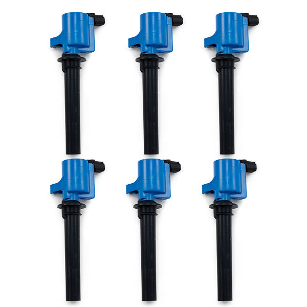 TSP Ignition Coil; 2000-2008 Ford/Mazda V6; 35K; Blue/Black Top Street Performance